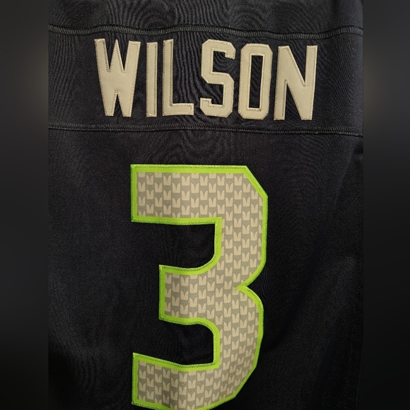 Seattle Seahawks Nike Russell Wilson On Field NFL Football Jersey - Picture 11 of 13